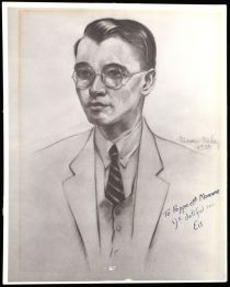 Ed Heyl Signed Photographed Etching
