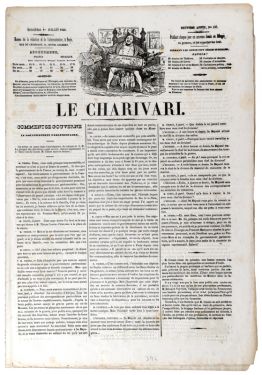 Le Charivari, Cups and Balls Illustration