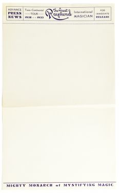 The Great Raymond Letterhead