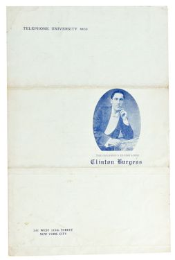 Clinton Burgess Advertisement