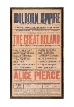 The Great Roland Framed Broadside