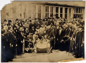 Unidentified Group with Magicians Photograph