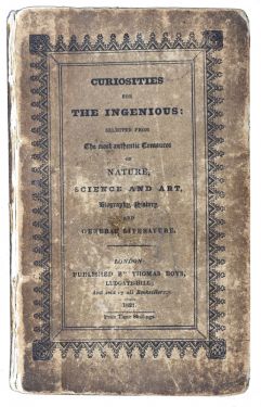 Curiosities for the Ingenious